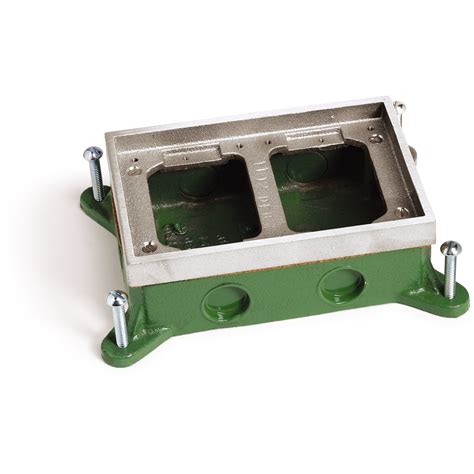 shallow concrete floor electrical box|wiremold concrete floor box.